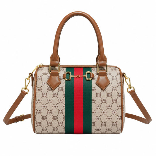 Sac Boston Équestre Monogramme