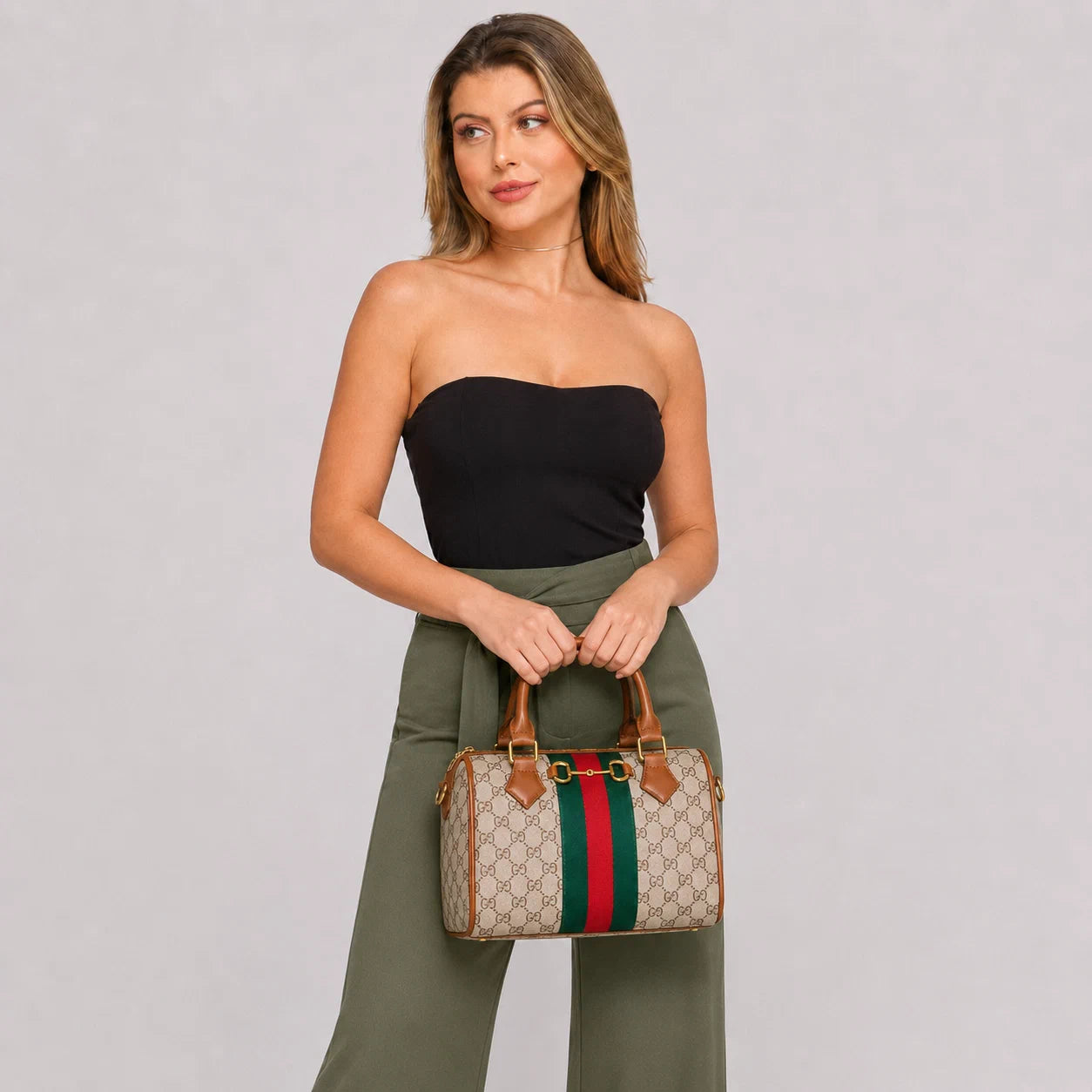 Sac Boston Équestre Monogramme