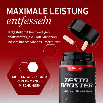 Das ultimative Trio für die Männergesundheit – Testosteron-Booster + Prostatagesundheit + Stickstoffmonoxid-Booster