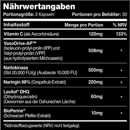 Leviathan Hemo Flow V3 – wissenschaftlich fundierte Nahrungsergänzungskapseln für Erwachsene