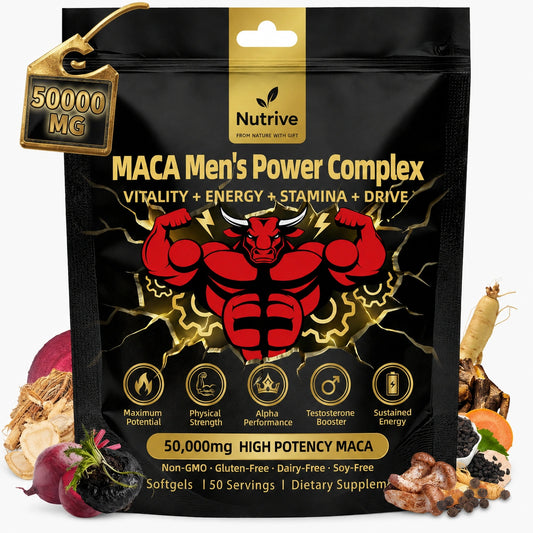 Testosteron-Booster für Männer – Power-Komplex zur Unterstützung mit Shilajit, Maca, Ashwagandha und Ginseng